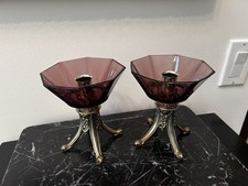 Mid-Century Hollywood Regency Green Frosted Glass Table Lamp with Hand-Painted Gilt Scrollwork and Enamel Flowers — listing 4