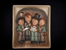 Goebel Hummel Wall Plaque Depicting Girl Carrying Cake, Relief Molded Ceramic