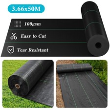 Green Woven Polypropylene Ground Cover / Shade Cloth Roll (Long Length) — listing 4