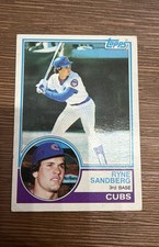 1983 Topps Ryne Sandberg Rookie Card #83 Chicago Cubs — listing 4