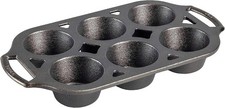 Antique Cast Iron 6-Cup Muffin / Gem Pan — listing 5
