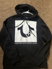True Religion Sequin Horseshoe Logo Pullover Hoodie Dress — listing 3