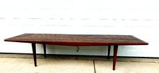 Adrian Pearsall for Craft Associates Mid-Century Modern Sculptural Walnut Coffee Table with Biomorphic Glass Top