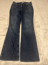 Shyanne Women's Bootcut Jeans in Faded Coral/Rust with Frayed Hem — listing 5