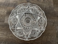 Cut Crystal Fruit/Serving Bowl with Scalloped Fan-and-Star Design — listing 4