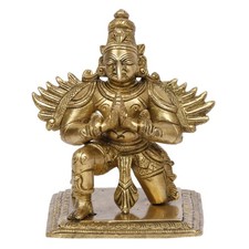 Balinese Brass Garuda Vishnu Trench-Art Sculpture on 76mm M48 Shell Casing Base — listing 2