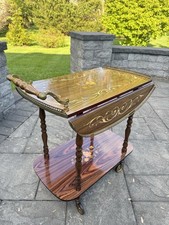 Italian Neoclassical Maggiolini-Style Oval Marquetry Dining Table with Ebonized Tapered Legs — listing 6