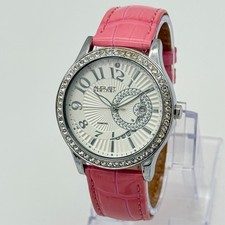 August Steiner Rose Gold-Tone Diamond Accent Cushion Case Bracelet Watch — listing 5
