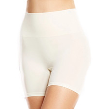 Jockey Slipshort Shapewear Boyshort, Grey with Black Floral Lace Waistband, Size XL — listing 6