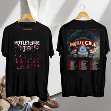 Mötley Crüe Dr. Feelgood Winged Dagger Pentagram Band T-Shirt — listing 2