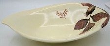Carlton Ware Green Leaf-Form Serving Dish with Branch Handle — listing 6