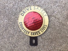 Pair of Vintage Auto Club License Plate Toppers - Keystone Automobile Club & Delaware AAA Motor Club
