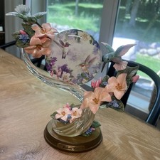 Bradford Exchange Lena Liu Hummingbird Sculptural Tabletop Fountain — listing 5
