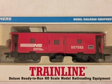 Norfolk Southern Wide-Vision Caboose, Red, O Gauge Model Train Car, listing 5