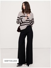 Banana Republic Women's Ikat Print Pull-On Soft Pants, One Size — listing 5