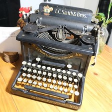 Antique L.C. Smith & Bros. Model 8 Standard Typewriter