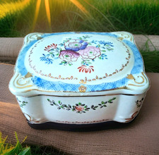 Vintage Hand-Painted Japanese Porcelain Floral Dinnerware (Red Scroll Border with Floral Urn Motif) — listing 2