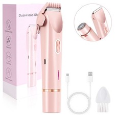 Women's Pink Dual-Head Electric Shaver/Trimmer (Unbranded) — listing 3