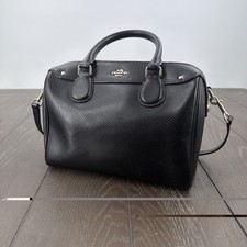 Coach Signature Mini Bennett Satchel 2-Way Handbag with Varsity Stripe — listing 3