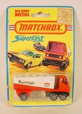 Matchbox Superfast Freeway Gas Tanker 'Burmah' Diecast Toy Truck