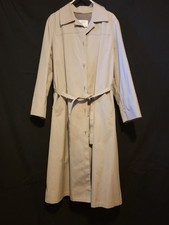 Vintage London Fog Women's Cream Single-Breasted Trench Coat / Maincoat, Size 12 Petite (M) — listing 5