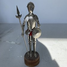 Pair of Brutalist Metal Don Quixote & Sancho Panza Figural Sculptures — listing 6