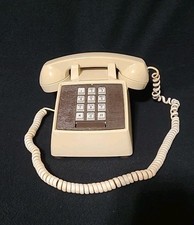 Comdial Vintage Beige Push-Button Desk Telephone 2500 Series — listing 4