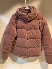 Rachel Parcell Dark Green Down Puffer Jacket with Oversized Shawl Collar — listing 5