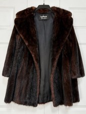Vintage Mahogany Mink Full-Length Fur Coat by Alex Furs Houston — listing 2
