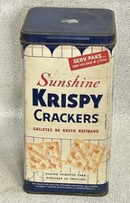 Vintage Sunshine Krispy Saltine Crackers Advertising Tin — listing 2