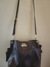 Steve Madden Camel Faux Leather Tote Bag with Gold-Tone Hardware — listing 3