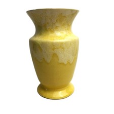 Vintage Camark Pottery Vase, Shape 207, Dark Green with Embossed Floral Motif Other maker's mark — listing 5