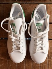 Adidas Stan Smith White/Green Leather Sneakers — listing 5