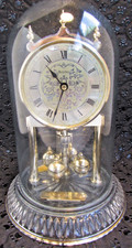 Bulova Quartz Anniversary Dome Clock with Silver-Tone Rotating Pendulum — listing 5