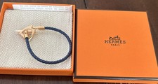 Hermès Paris Black Leather Jewelry Box with Orange Presentation Box, 5" Square — listing 3