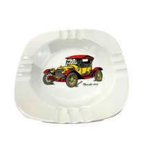 Vintage Ceramic Figural 'Chevrolet 1913' Antique Car Planter/Vase