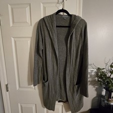 Barefoot Dreams CozyChic Melange Boatneck Button Pullover, Stone, Large, listing 4