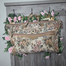 Vintage Tapestry Carpet-Style Barrel Duffel Bag with Medallion Tile Pattern — listing 3