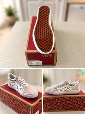 Vans Old Skool Rose Checkerboard Low-Top Sneakers