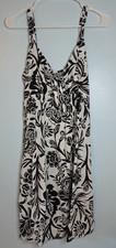 Knox Rose Women's Blue Floral Block-Print Boho Tassel-Tie Dress, Size Small — listing 5