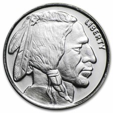 2001 Buffalo/Indian Head Design 1 oz .999 Silver Proof Round (COPY)