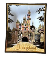 Vintage Disneyland Sleeping Beauty's Castle Ruffled Glass Souvenir Dish — listing 6