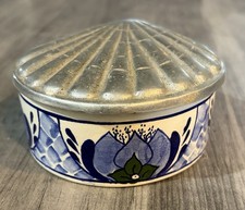 Mexican Talavera Hand-Painted Ceramic Hinged Lidded Trinket Box — listing 5