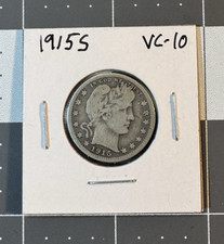 1915 Barber Silver Quarter (90% Silver), 25 Cents — listing 3