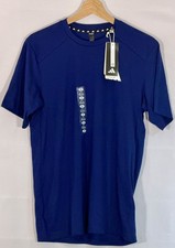 adidas Men's Train Essentials AEROREADY Training T-Shirt, Blue, Size S — listing 3