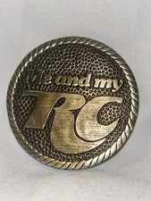 Vintage 1984 Bergamont Brass Works Billiards Pool Player Belt Buckle #4-149, Pewter with Enamel, 3 3/4" x 2 3/4"