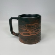 Studio Pottery Marbled Swirl Ceramic Coffee Mug, Blush and Cream, listing 5
