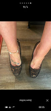 Leopard Print Pointed-Toe Stiletto Pumps with Memory Foam Insole