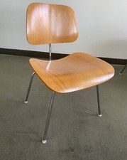 Eames Molded Plywood Dining Chair (DCW) with Metal Legs