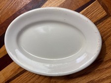 Edwin M. Knowles Mid-Century Restaurant Ware Individual Creamer with Yellow & Brown Atomic Design — listing 3